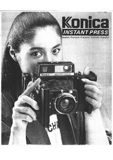 Konica Instant Press manual. Camera Instructions.